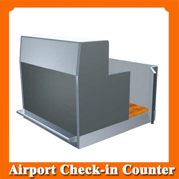 stainless steel airport luggage check-in counter from China ...